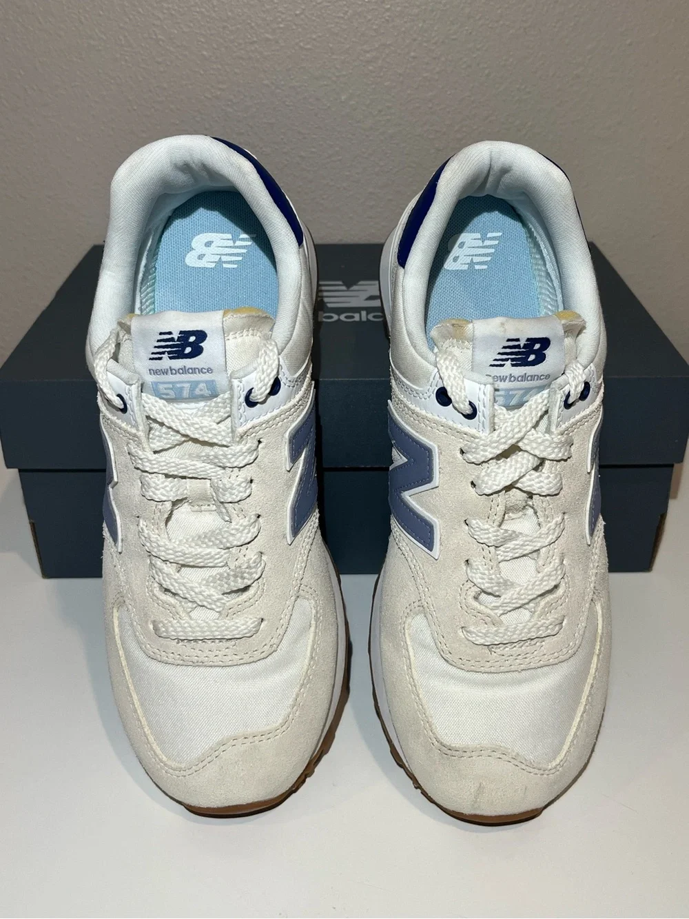 New Balance Classics 574 - Linen/Indigo